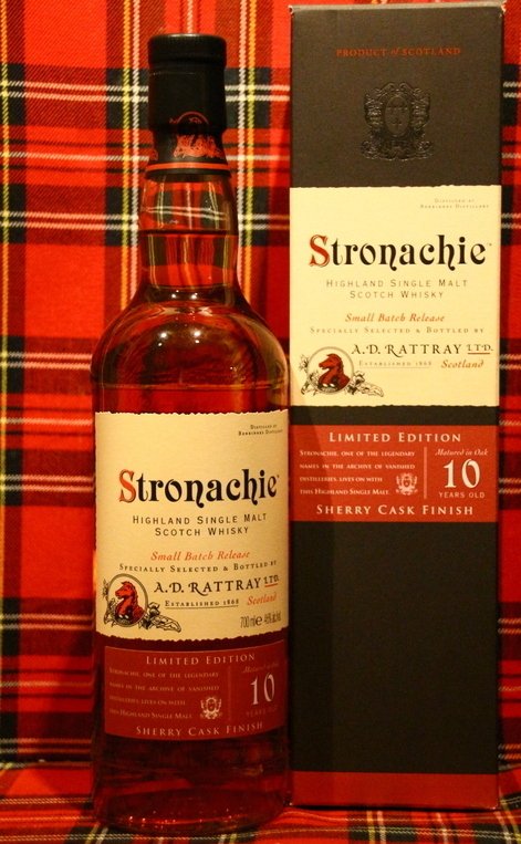Stronachie; A.D. Rattray; Small Batch Release 10 Jahre; 43 %