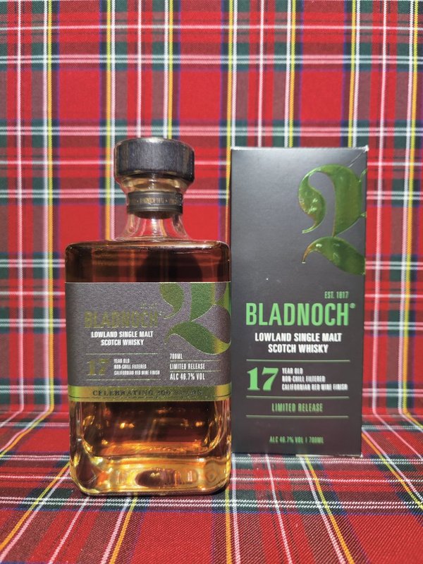 Bladnoch;  Californian Red Wine - Limited Release; 17 Jahre; 46,7%