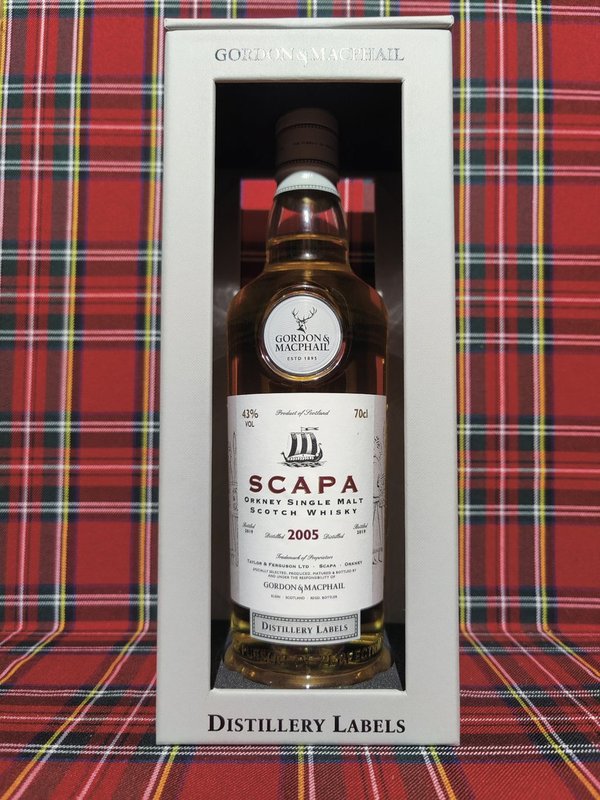 Scapa; Gordon&amp;McPhail; Distillery Labels; 43,0%