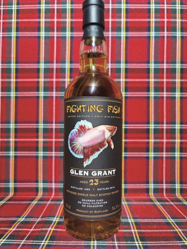Glen Grant; Fighting Fish - Limited Edition; 23 Jahre; 51,3%