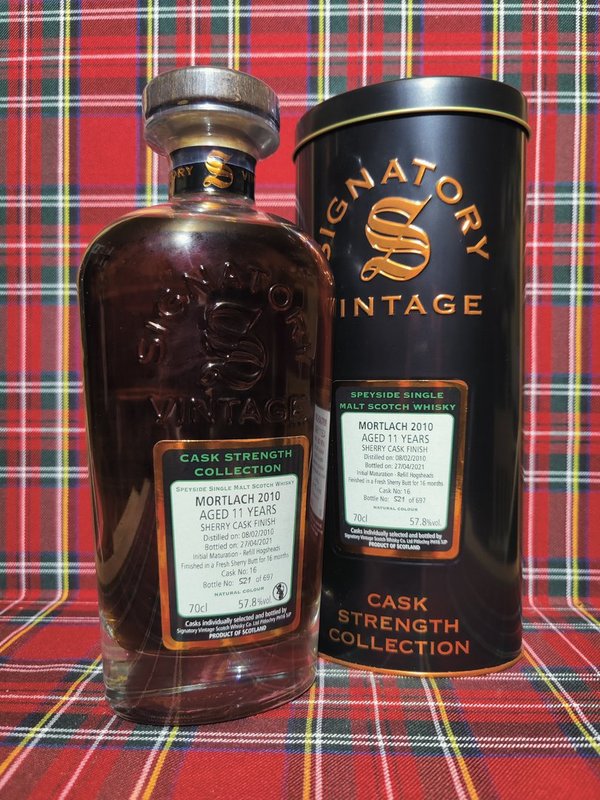 Mortlach; Signatory  - Cask Strength Collection; 11 Jahre; 57,8%
