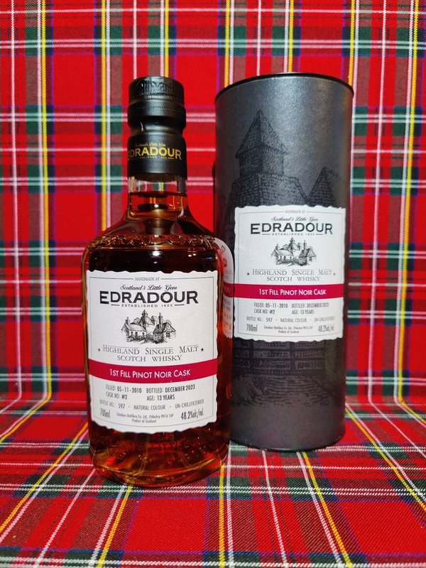 Edradour; 1st Fill Pinot Noir Cask; 13 Jahre; 48,2%