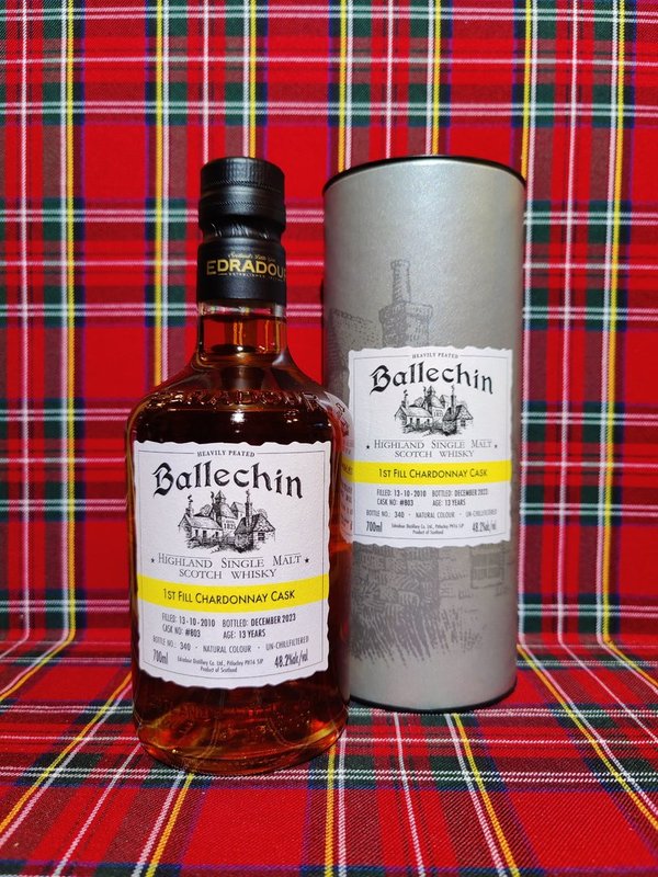 Ballechin; 1st Fill Chardonnay Cask; 13 Jahre; 48,2%