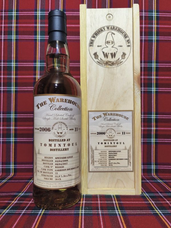 Tomintoul; The Warehouse No.8; The Warehouse Collection; 11 Jahre; 55,9%