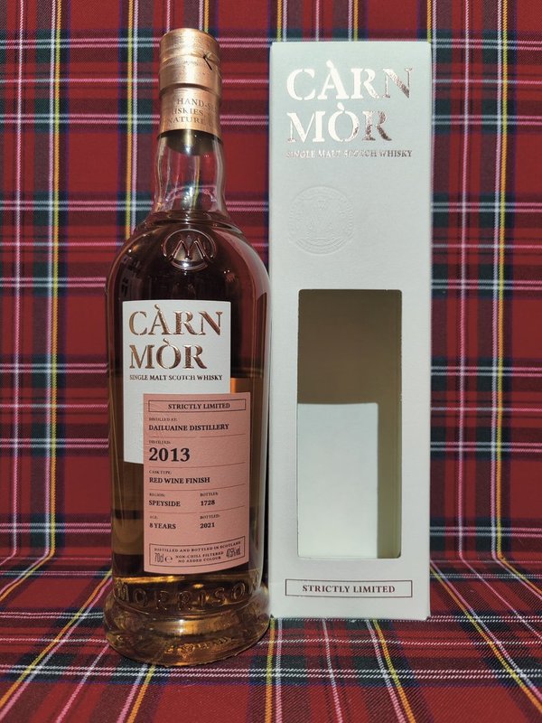 Dailuaine; Morrison Distillers; Càrn Mòr - Strictly Limited;  8 Jahre; 47,5%