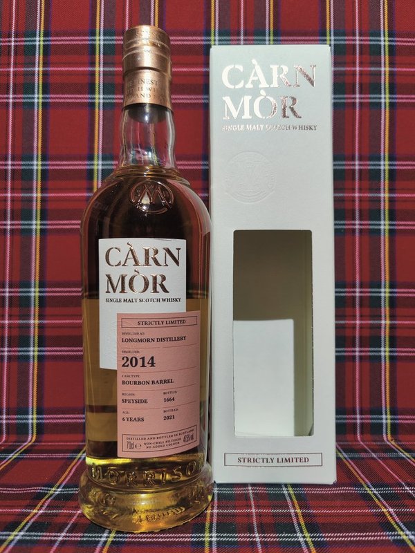 Longmorn; Morrison Distillers; Càrn Mòr - Strictly Limited;  6 Jahre; 47,5%
