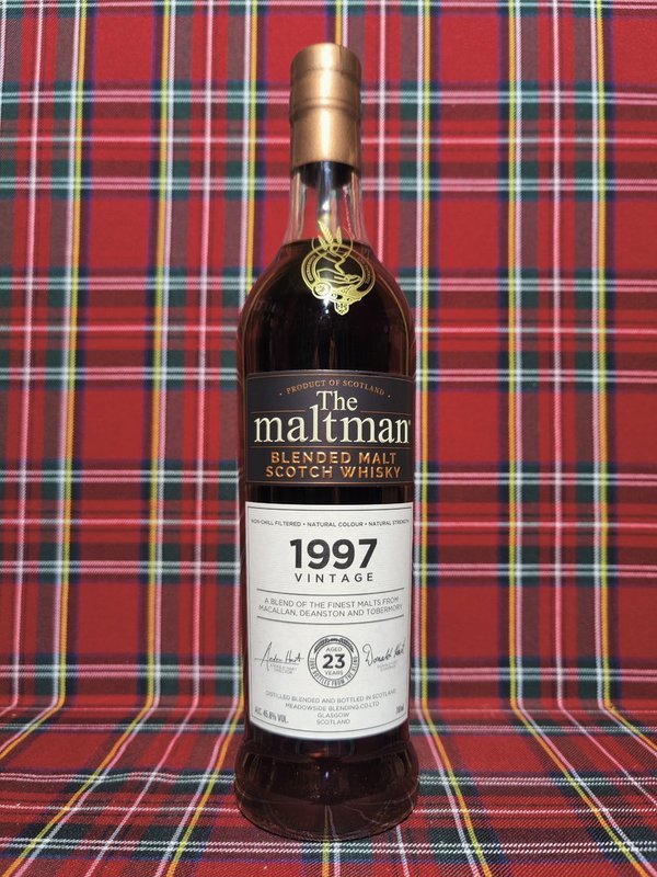 The Maltman; Vintage 1997 - Blended Malt; 23 Jahre; 45,8%