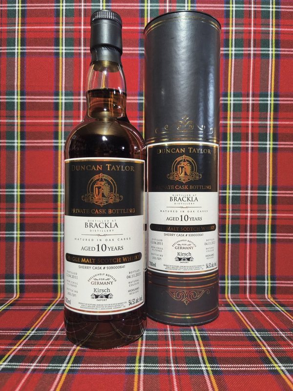 Royal Brackla; Duncan Taylor - Private Cask Bottling; 10 Jahre; 54,5%