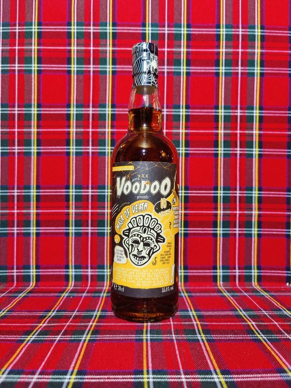 Whisky of Voodoo; Mask of Death ( Dailuaine ); 10 Jahre; 55,0%