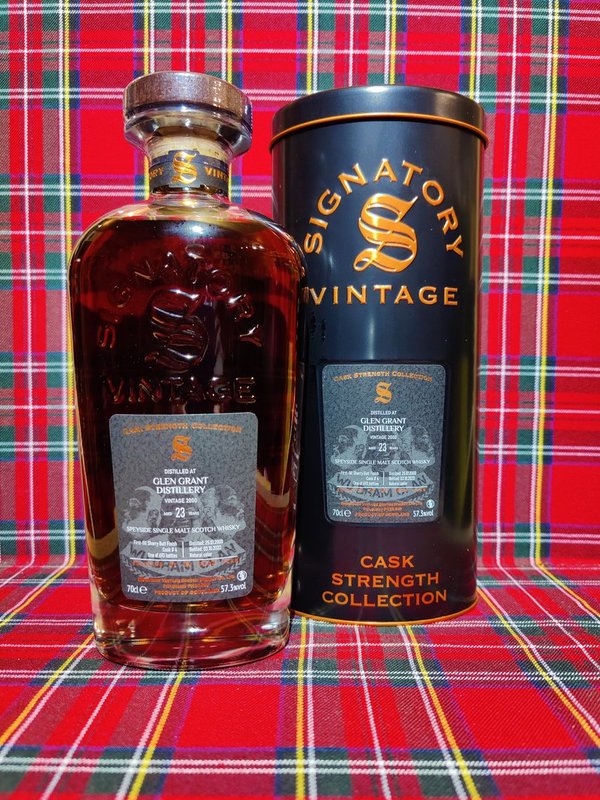 Glen Grant; Signatory  - Cask Strength Collection; 23 Jahre; 57,3%
