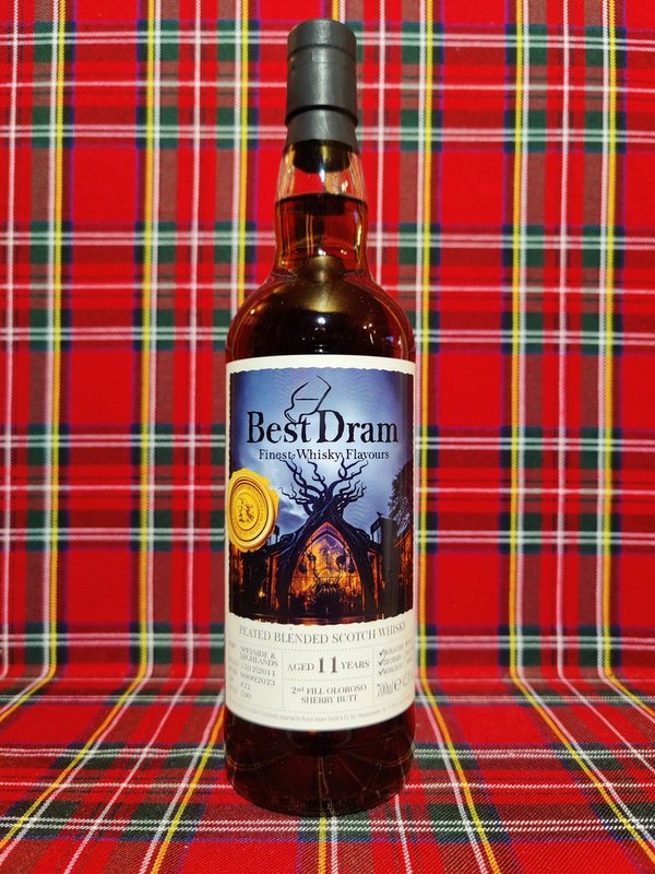 Peated Blended; Best Dram - Blended Scotch Whisky; Cask Strenght; 11 Jahre; 42,3%